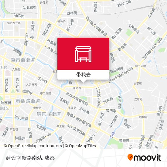 建设南新路南站地图