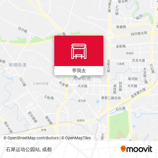 石犀运动公园站地图