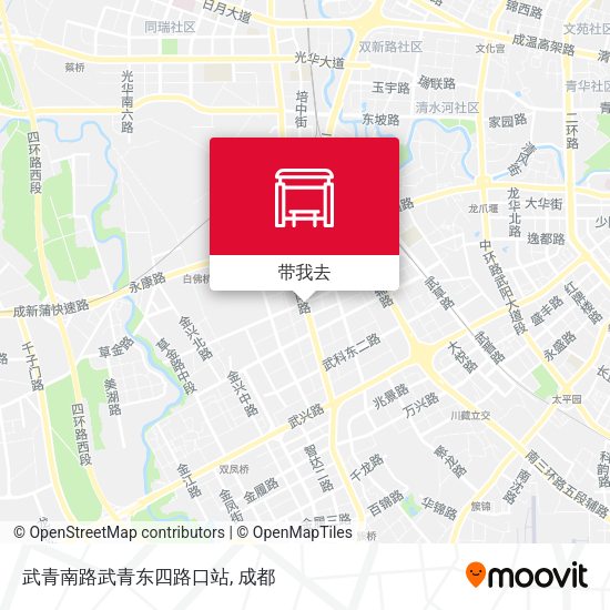 武青南路武青东四路口站地图