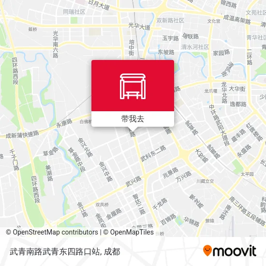 武青南路武青东四路口站地图