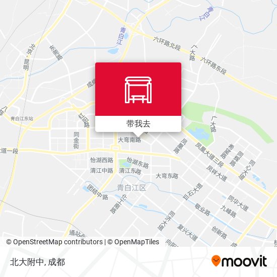 北大附中地图