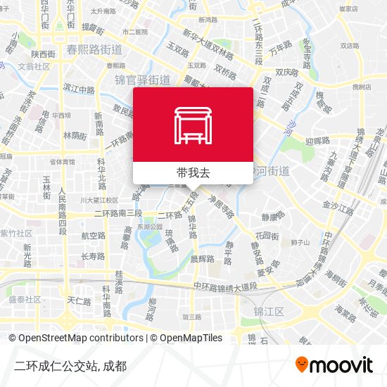 二环成仁公交站地图