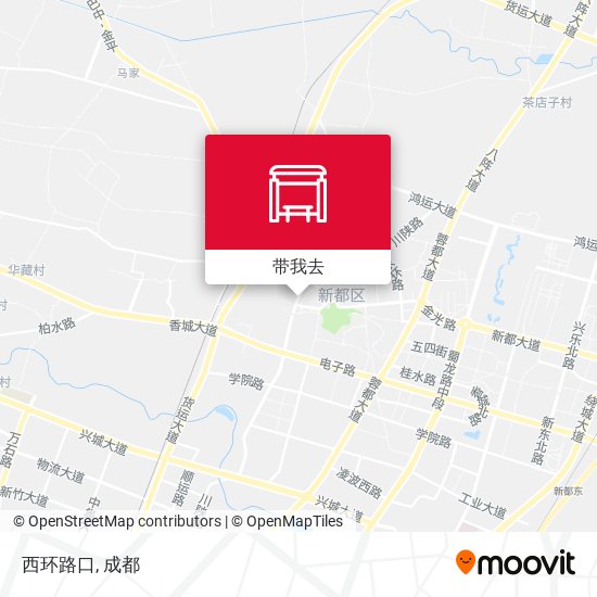 西环路口地图