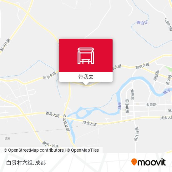 白贯村六组地图