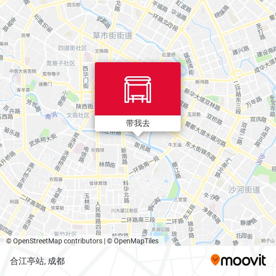 合江亭站地图