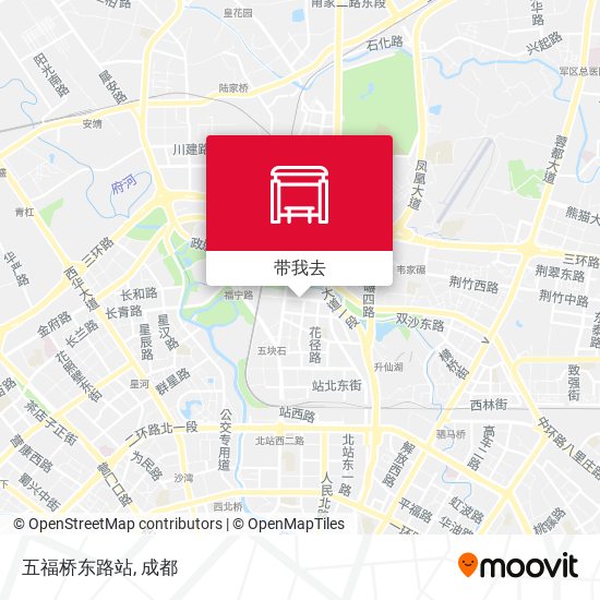 五福桥东路站地图