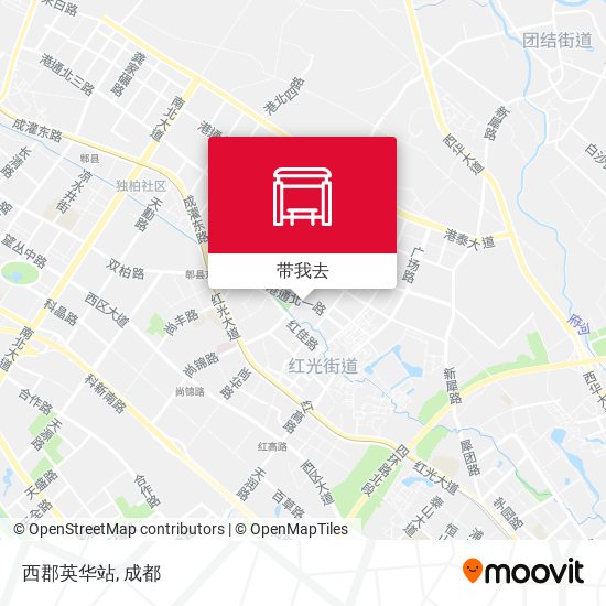西郡英华站地图