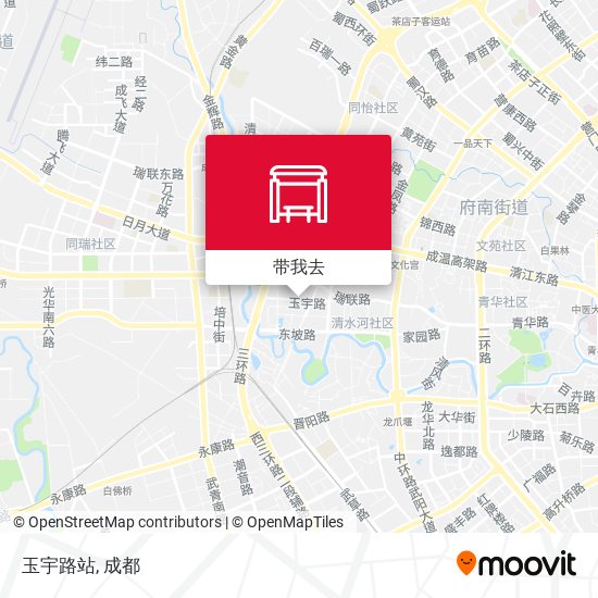 玉宇路站地图