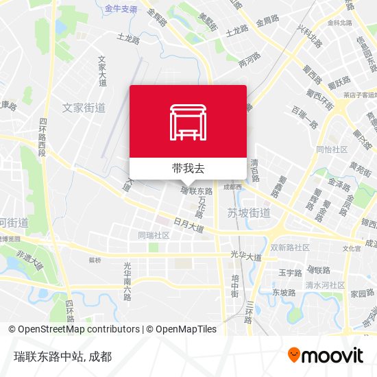 瑞联东路中站地图