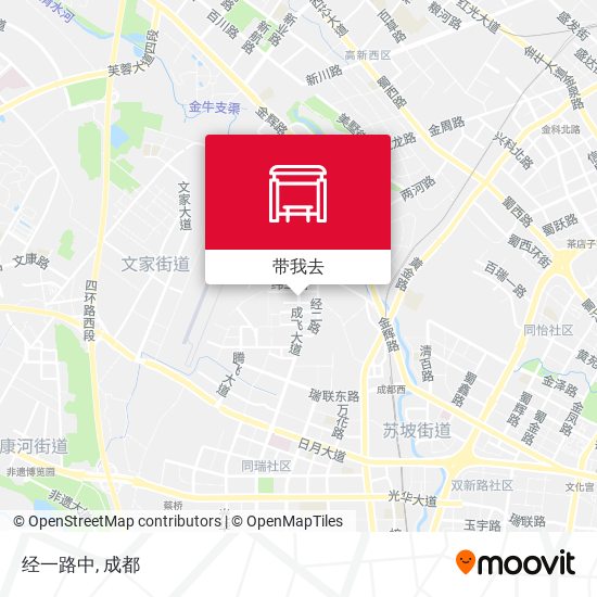 经一路中地图