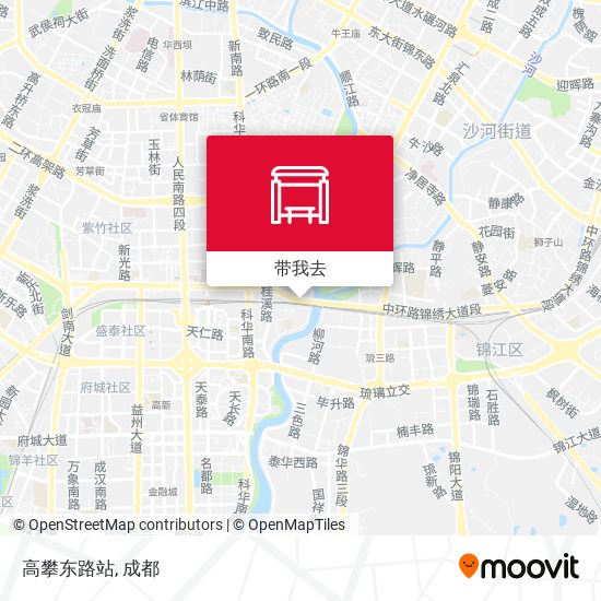 高攀东路站地图