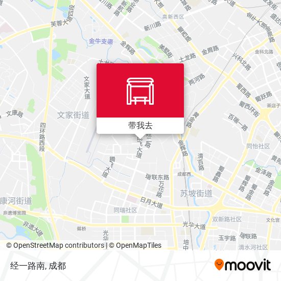 经一路南地图