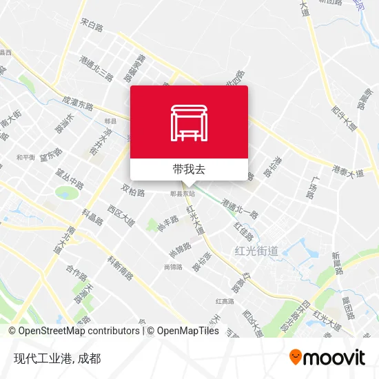 现代工业港地图