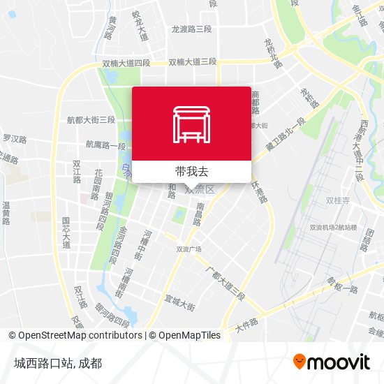 城西路口站地图