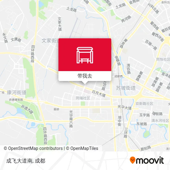 成飞大道南地图