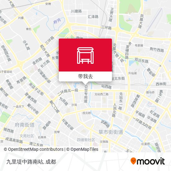 九里堤中路南站地图