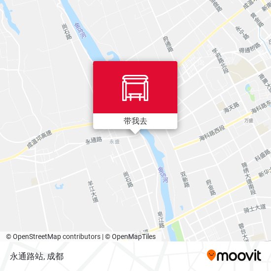 永通路站地图