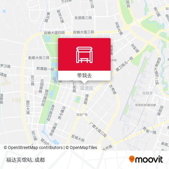 福达宾馆站地图