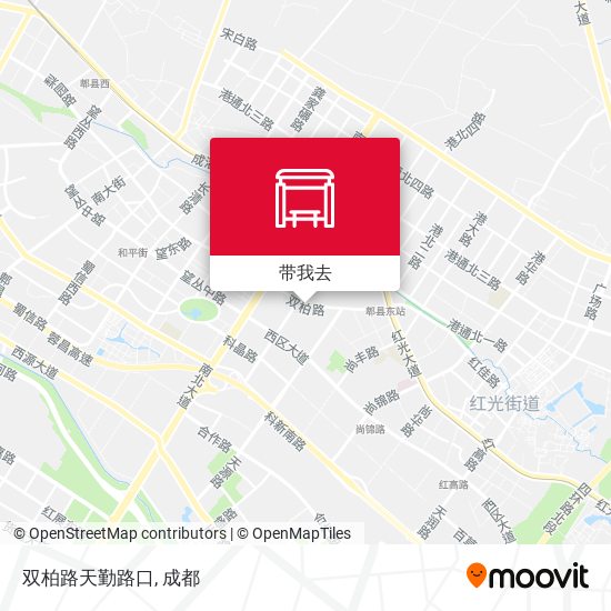 双柏路天勤路口地图