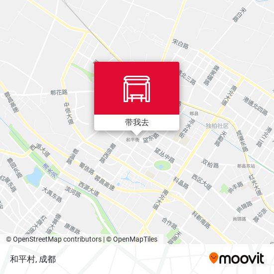 和平村地图