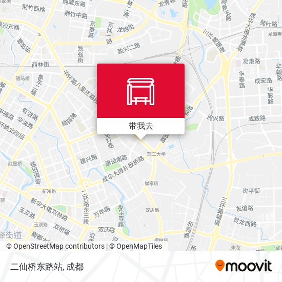 二仙桥东路站地图
