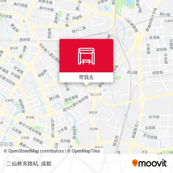 二仙桥东路站地图