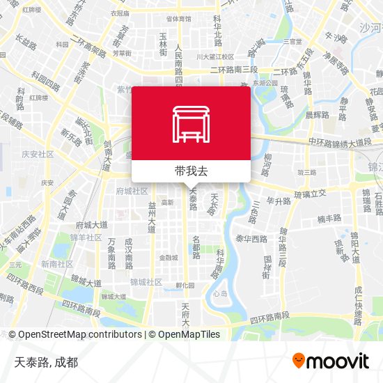 天泰路地图
