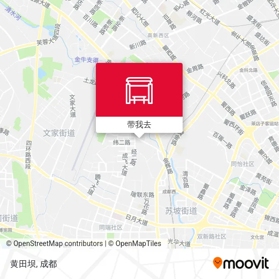 黄田坝地图