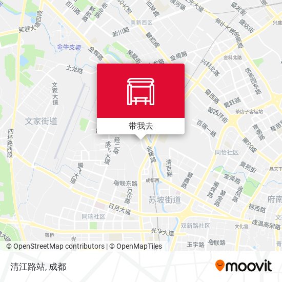 清江路站地图