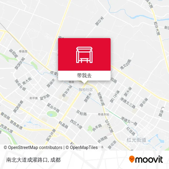 南北大道成灌路口地图