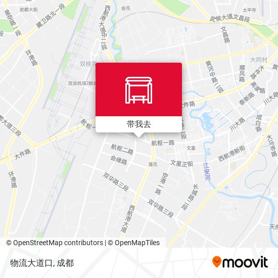 物流大道口地图