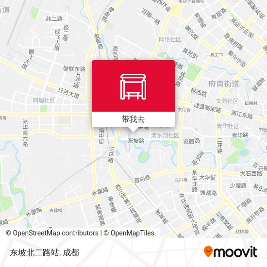 东坡北二路站地图