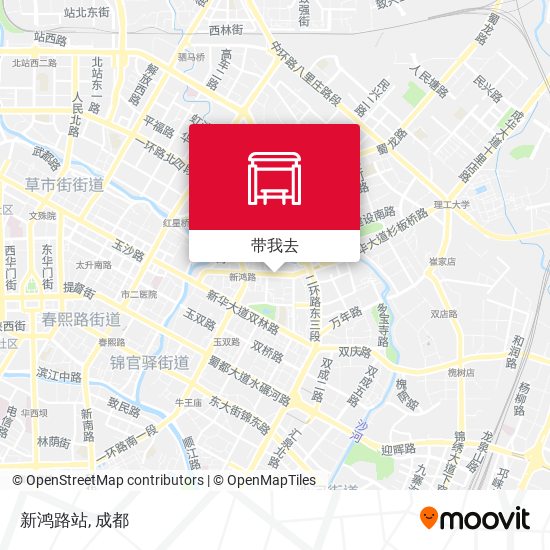 新鸿路站地图