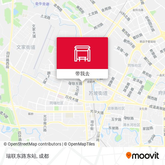 瑞联东路东站地图
