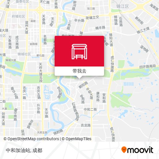 中和加油站地图