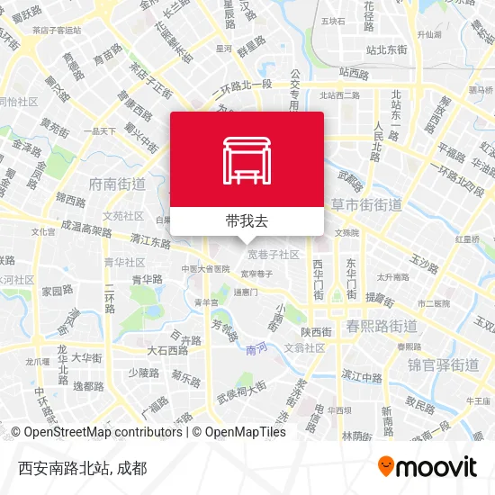 西安南路北站地图
