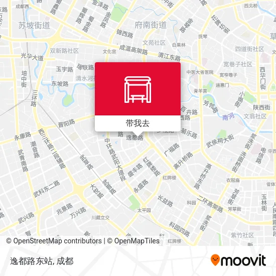 逸都路东站地图