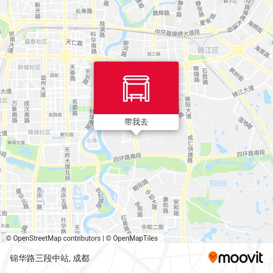 锦华路三段中站地图