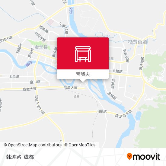 韩滩路地图