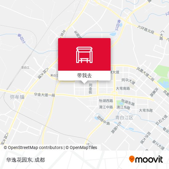 华逸花园东地图