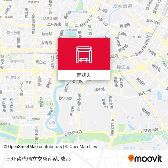 三环路琉璃立交桥南站地图