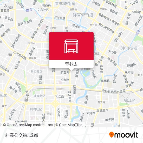 桂溪公交站地图