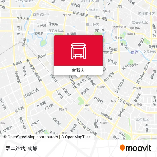 双丰路站地图