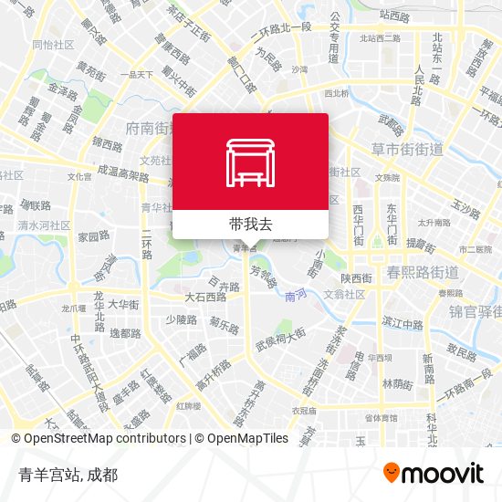 青羊宫站地图