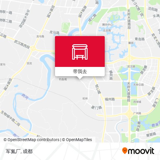 军氮厂地图