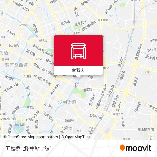 五桂桥北路中站地图