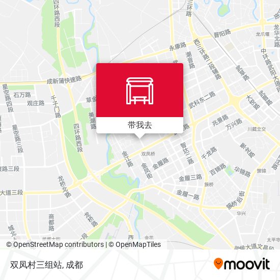 双凤村三组站地图