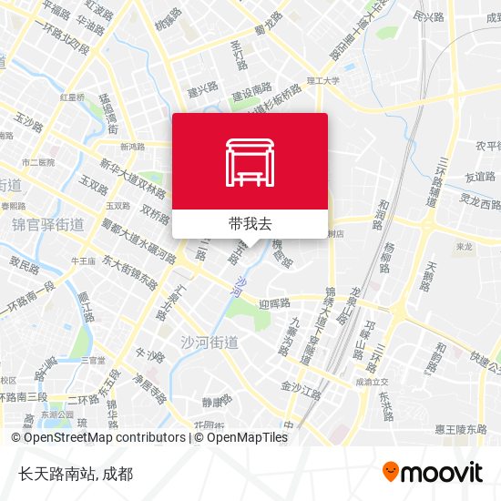 长天路南站地图