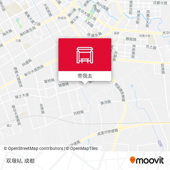 双堰站地图