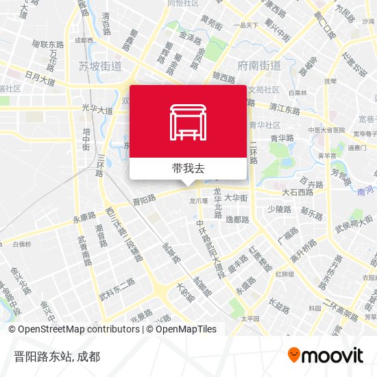 晋阳路东站地图